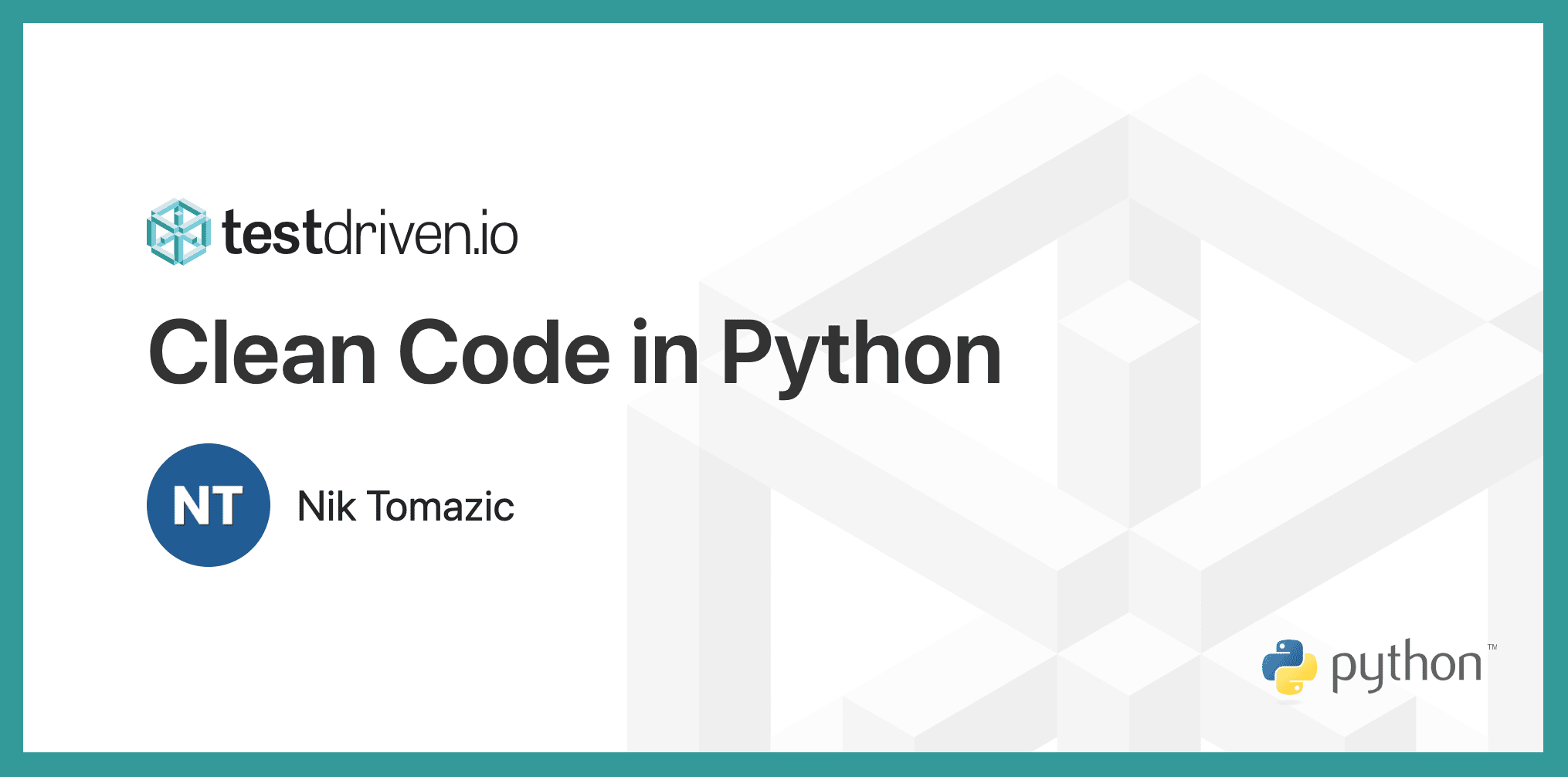 Clean Code in Python